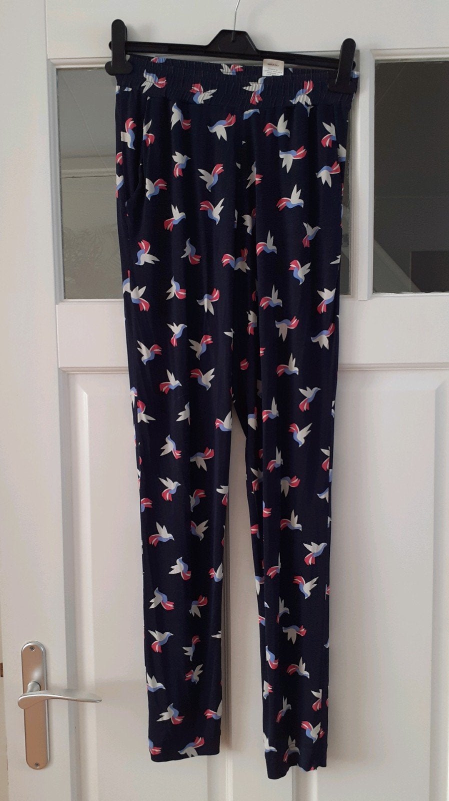 No Man's Land broek met vogel print maat XS, Meerkleurig, Ophalen of Verzenden, Maat 34 (XS) of kleiner, Lang