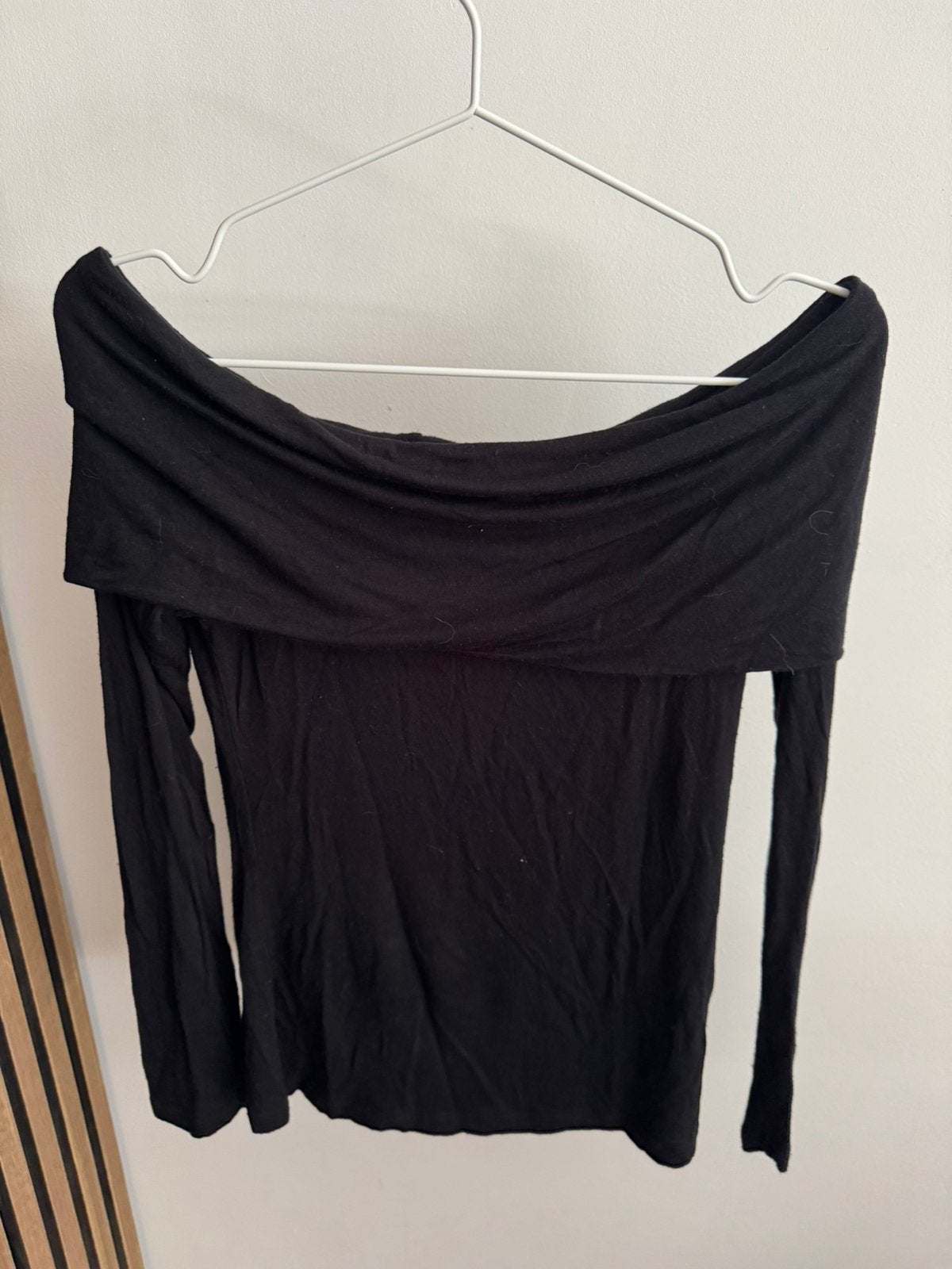 Off shoulder top forever 21, Ophalen, Zwart, Zo goed als nieuw, Lange mouw