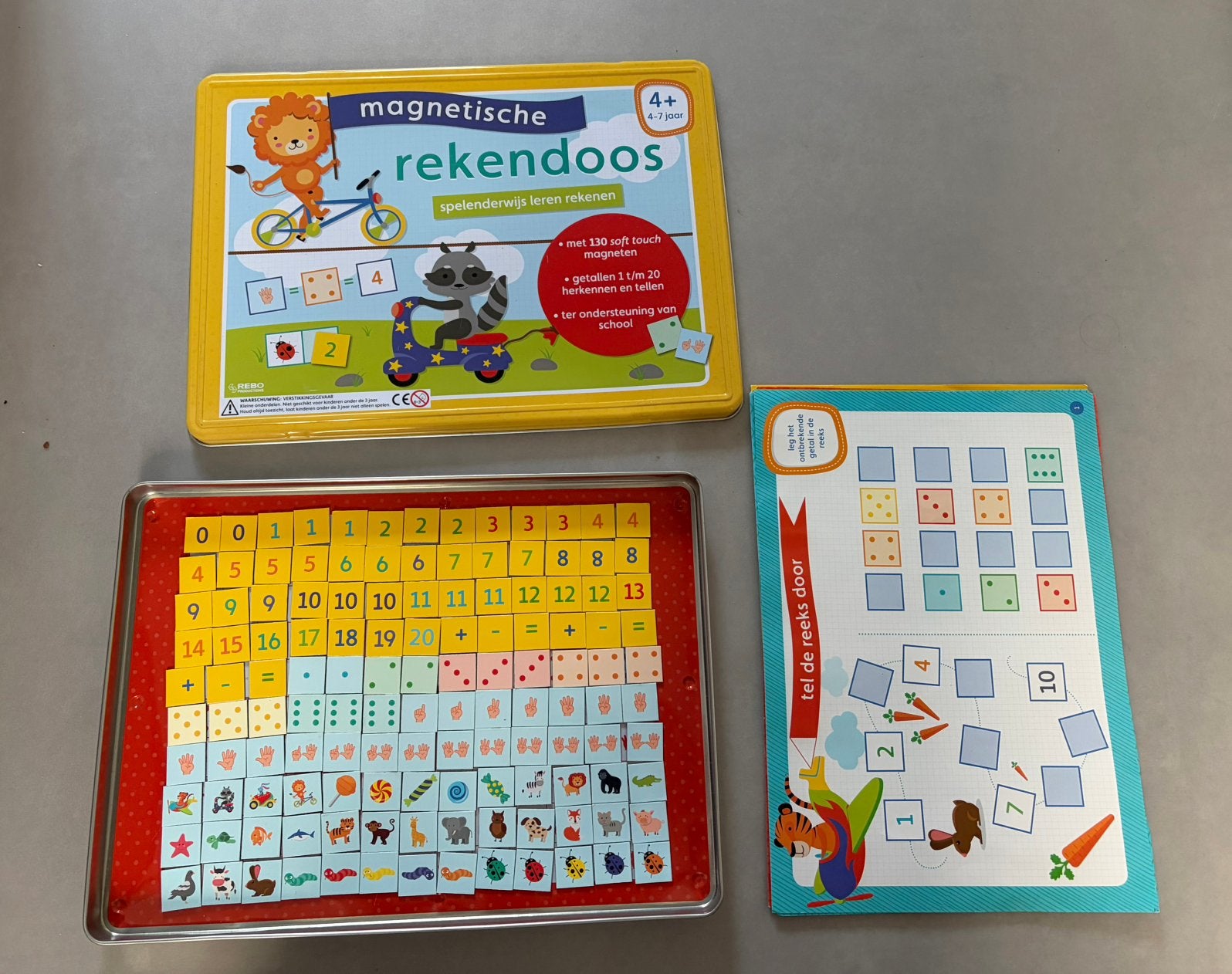Magnetische rekendoos 4-7 jaar, Ophalen, Gebruikt, Rekenen