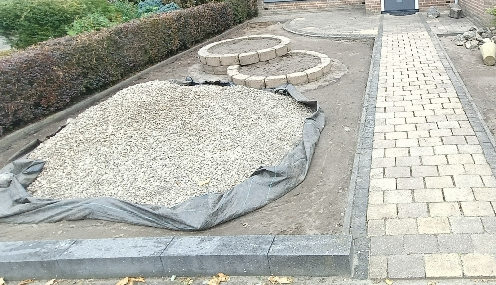 Gebruikt siergrind/split voor tuin of oprit, Ophalen, Gebruikt, Grijs, Grind