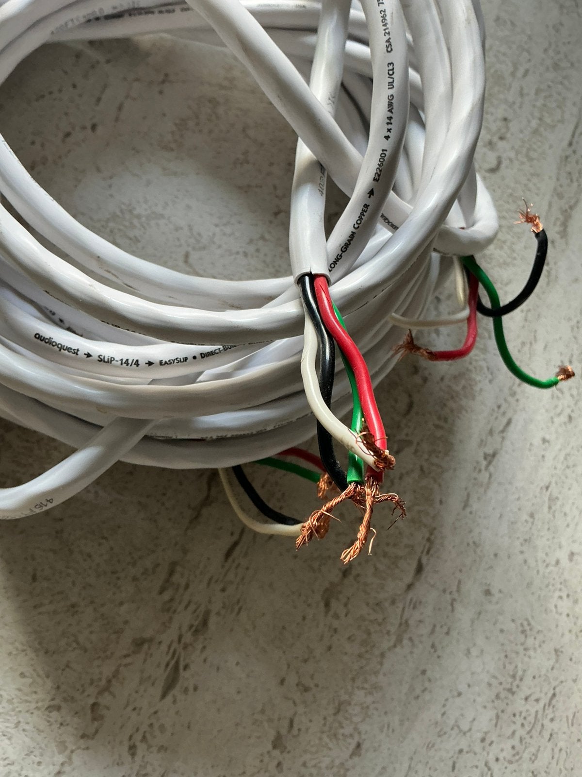 AudioQuest Slip 14.4 DB bi-wire  3 + 6 meter, Ophalen of Verzenden, 2 tot 5 meter, Luidsprekerkabel
