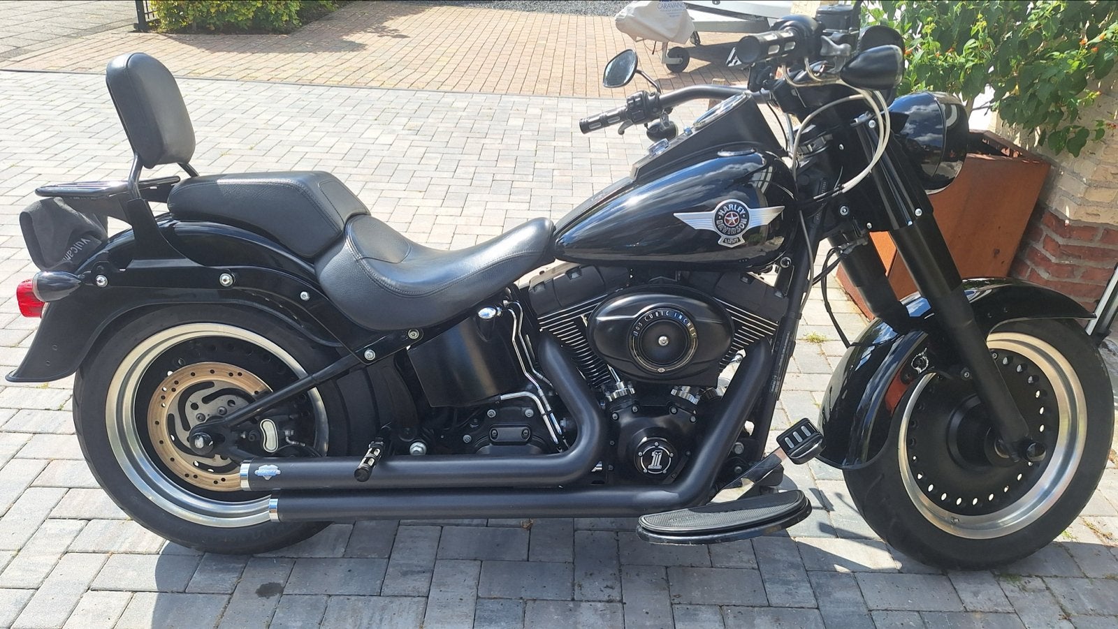 Harley-Davidson Fat Boy 2012 - Zwart, 32.234 km, Motoren, 2 cilinders, Gebruikt, Particulier, Meer dan 35 kW