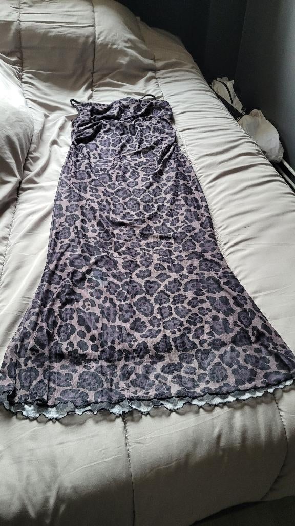 Panterjurk maat XL, Kleding | Dames, Zwart, Maat 46/48 (XL) of groter, Nieuw, Ophalen of Verzenden