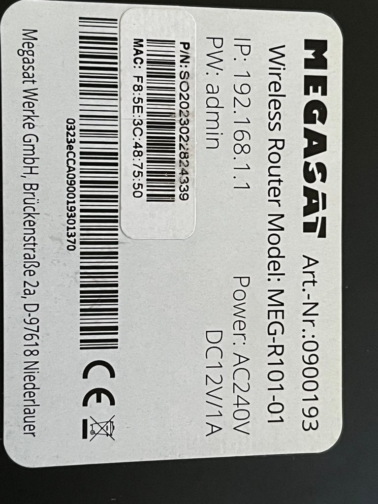 Foto 6 van MEGASAT Wireless Router MEG-R101-01 | 12V