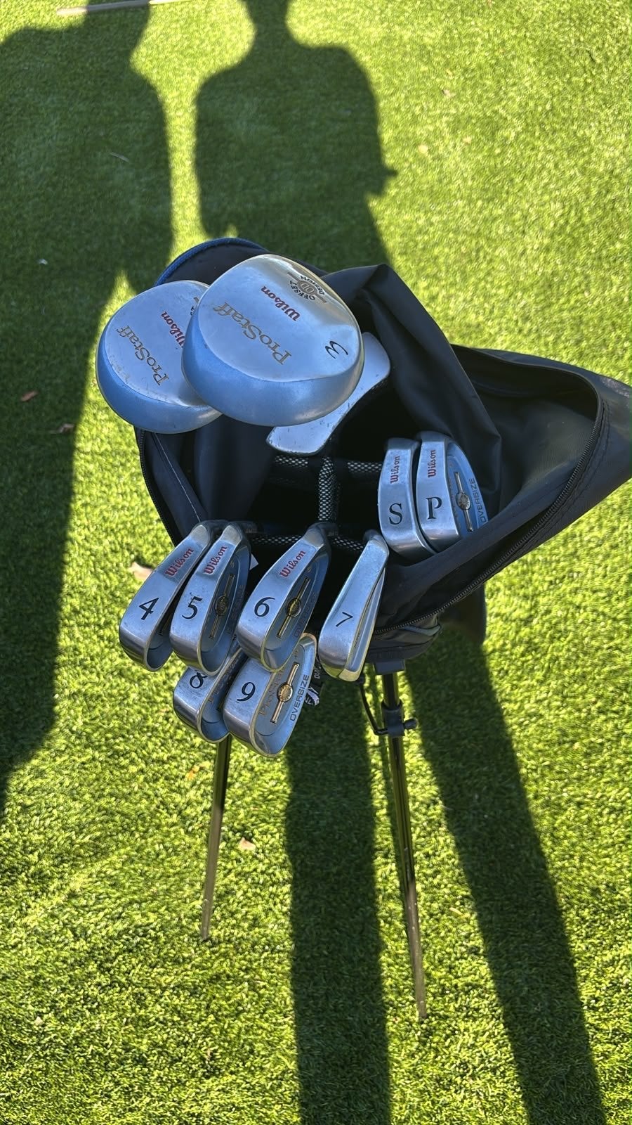 Wilson Pro Staff Dames Graphite Golfset met Dunlop Draagtas, Ophalen of Verzenden, Zo goed als nieuw, Set, Overige merken