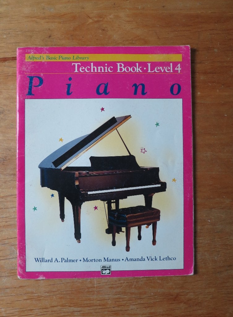 Alfred's piano library Technic level 4- Originele versie, Ophalen of Verzenden, Les of Cursus, Populair, Piano