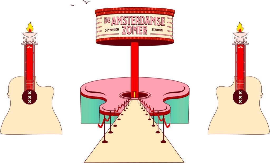 Tribuneticket De Amsterdamse Zomer 2026 (2p.) ZATERDAG, Tickets en Kaartjes, Twee personen