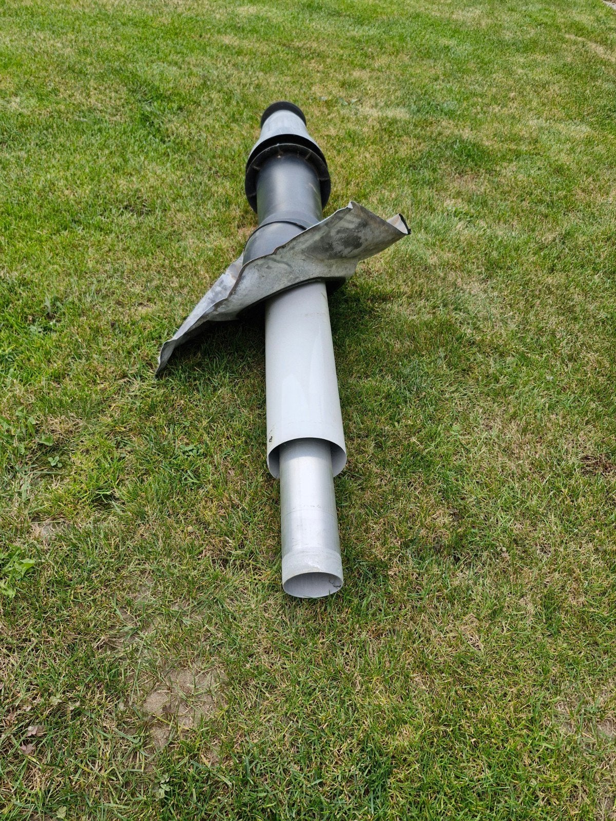 Dakdoorvoer voor ventilatie of afzuiging, Ophalen, Gebruikt, Ventilator en Afzuiger