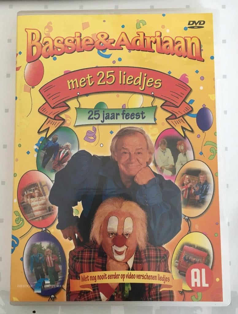 Bassie & Adriaan - 25 Jaar Feest met 25 liedjes, Gebruikt, Alle leeftijden, Ophalen of Verzenden, Komedie