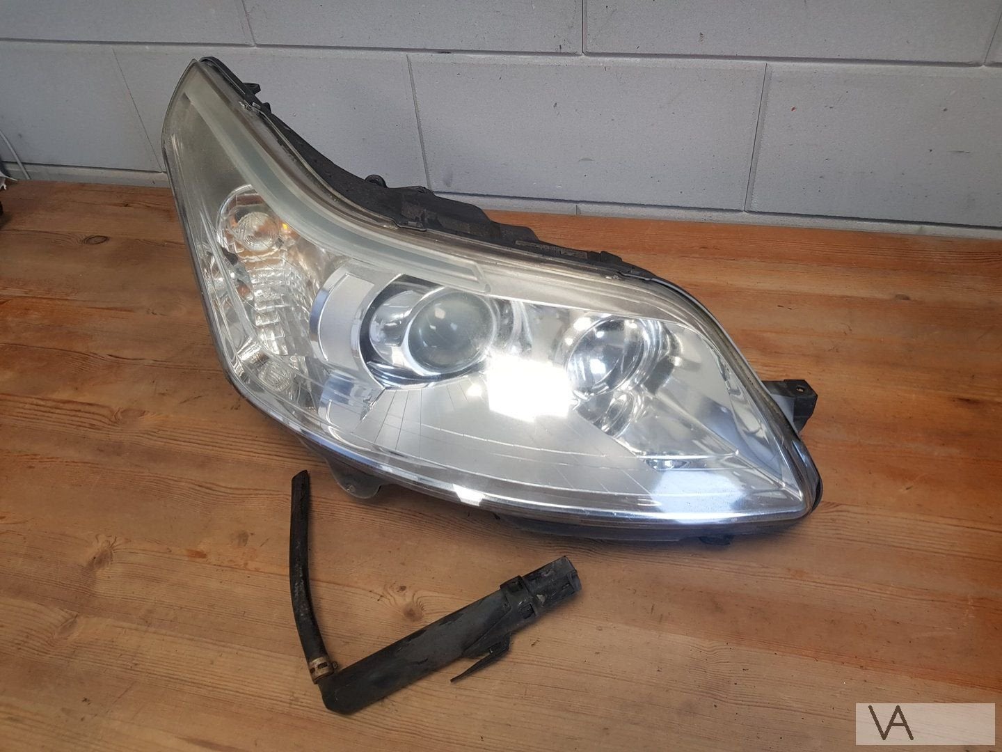 Citroen C4 2004 - 2010 koplamp rechts xenon 9646894280 €150, Gebruikt, -, Ophalen of Verzenden, -