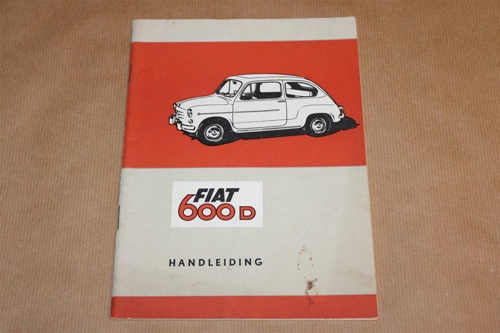 Handleiding Fiat 600D - 1964, Ophalen of Verzenden