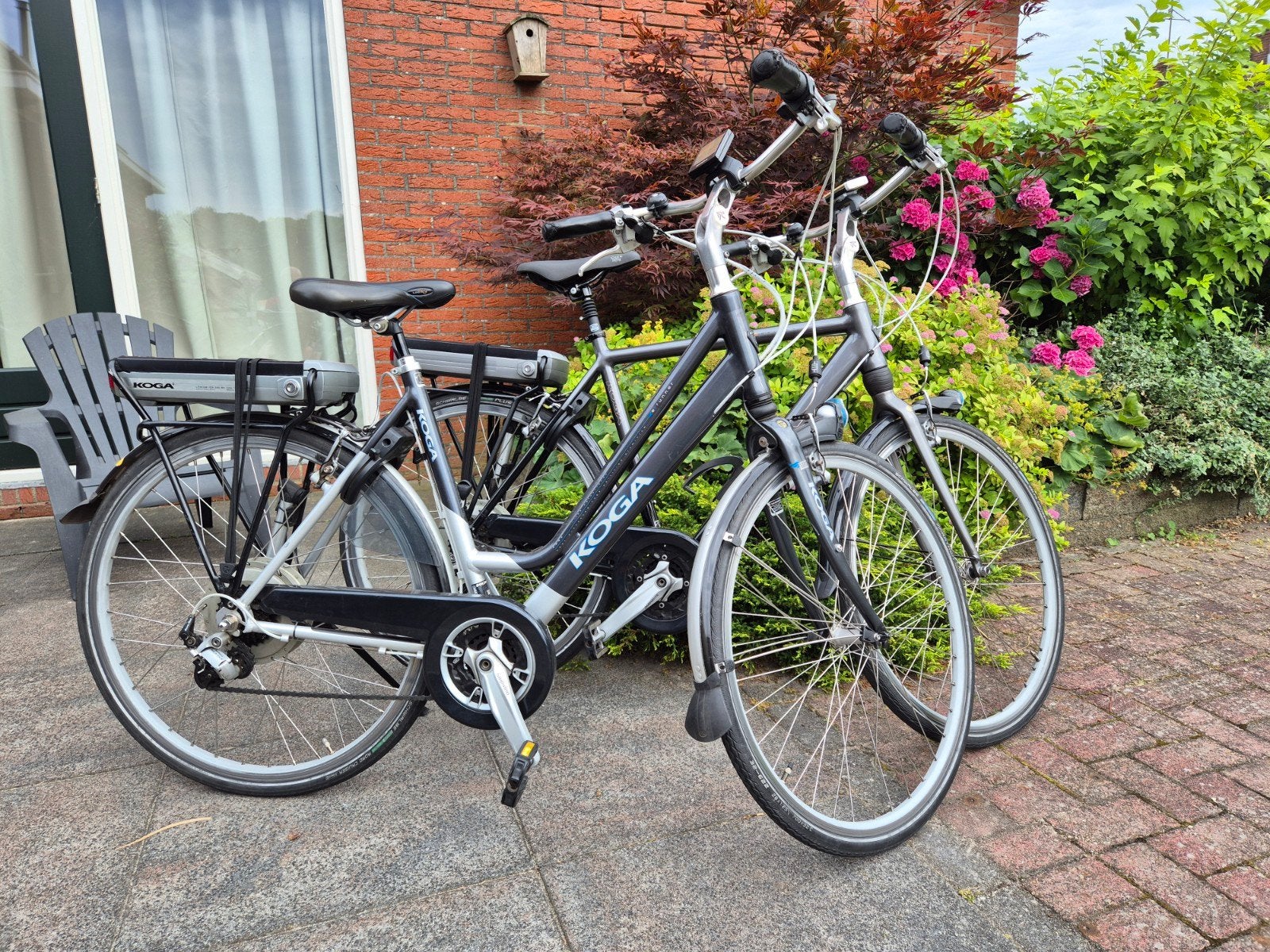 Koga E-runner elektrische fietsen (dames 53cm, heren 57cm), Ophalen, Gebruikt, Overige merken