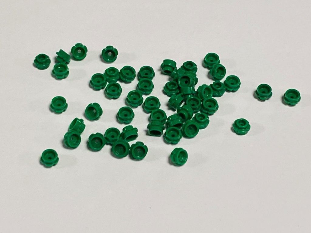 Partij Lego 50x bloemen met 5 blaadjes in diverse kleuren, Overige thema's, Lego, Nieuw, Ophalen of Verzenden