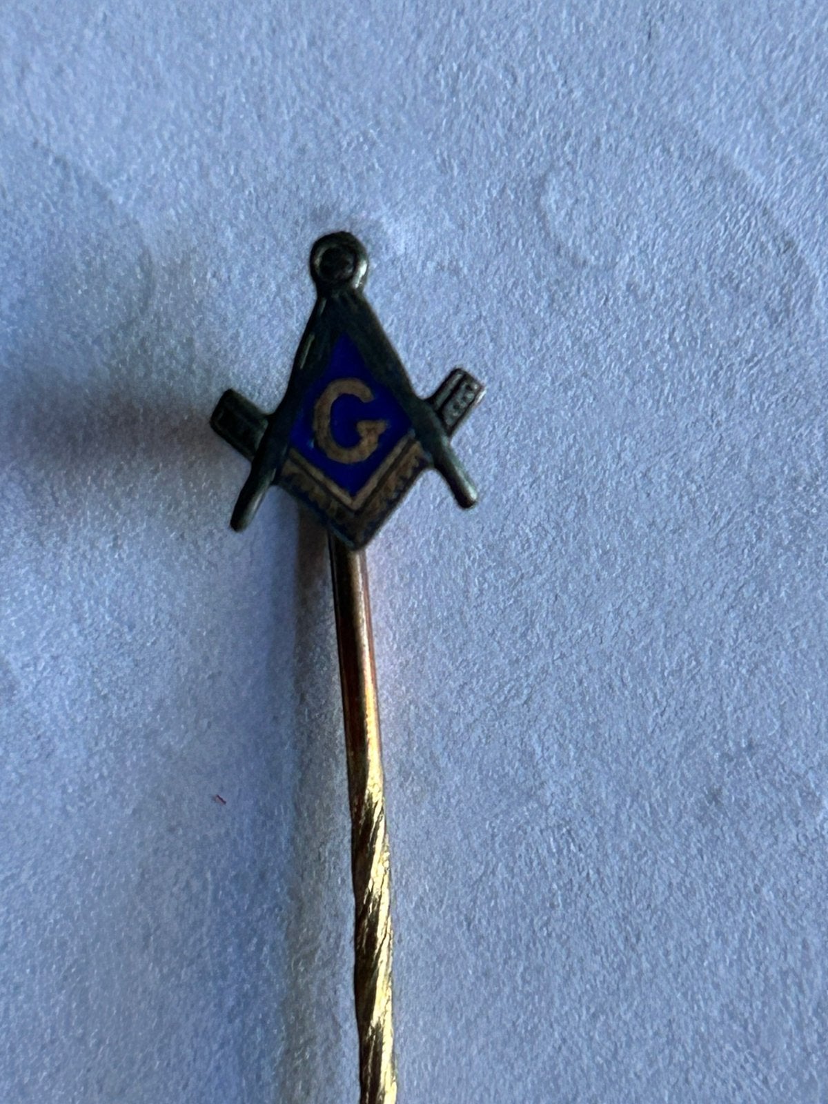 Vrijmetselaars speldje, Ophalen of Verzenden, Overige onderwerpen, Speldje of Pin