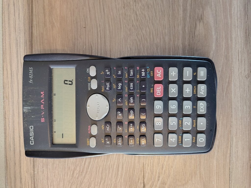 Casio rekenmachine fx-82MS, Diversen, Ophalen of Verzenden, Gebruikt