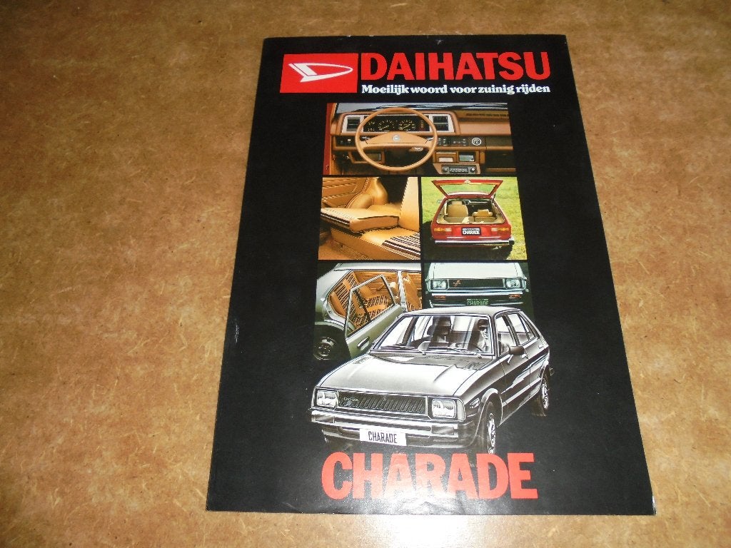 leaflet Daihatsu Charade, Ophalen of Verzenden, Gelezen, Overige merken