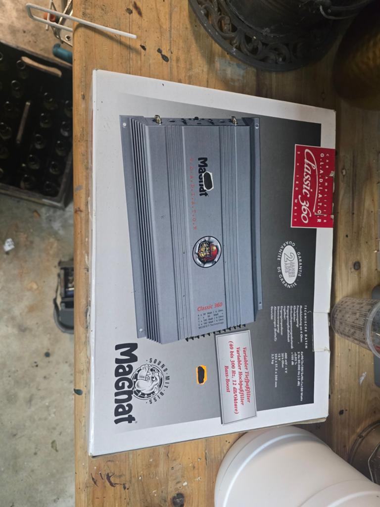 Magnat Gladiator Classic 360 Car Amplifier Versterker, Audio, Tv en Foto, Versterkers en Receivers, Overige merken, Ophalen of Verzenden