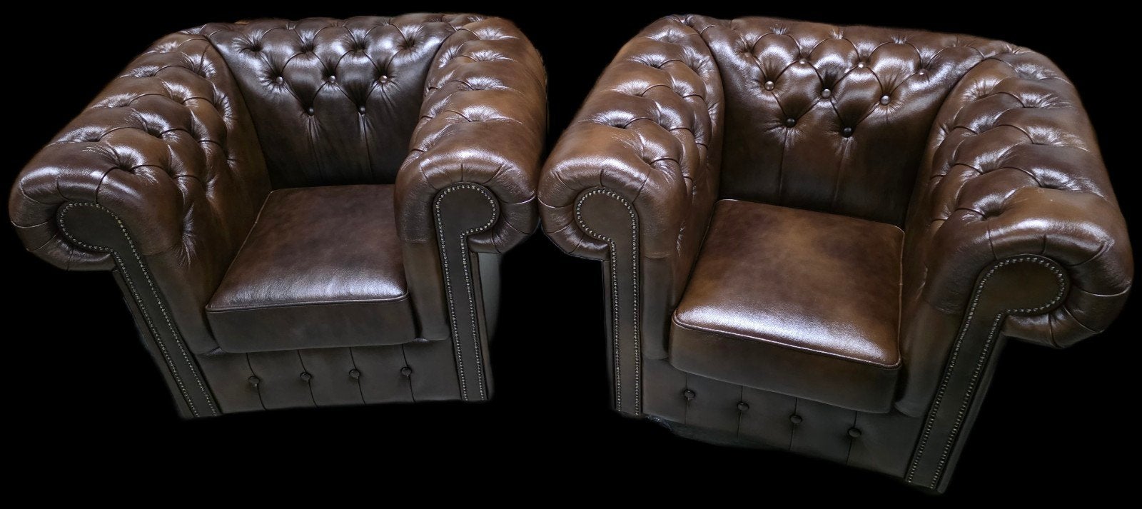 2x Chesterfield club fauteuil + GRATIS BEZORGING, ., Chesterfield, Nieuw, Ophalen of Verzenden