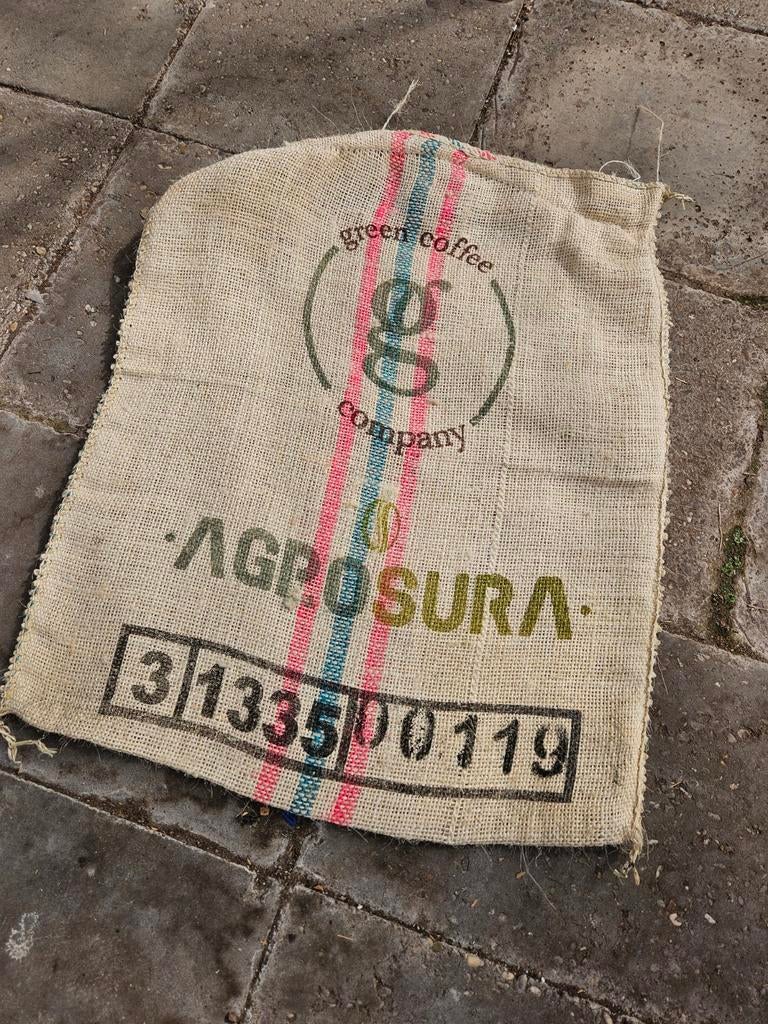 Jute Koffie zakken, verschillende opdrukken mix, Ophalen of Verzenden