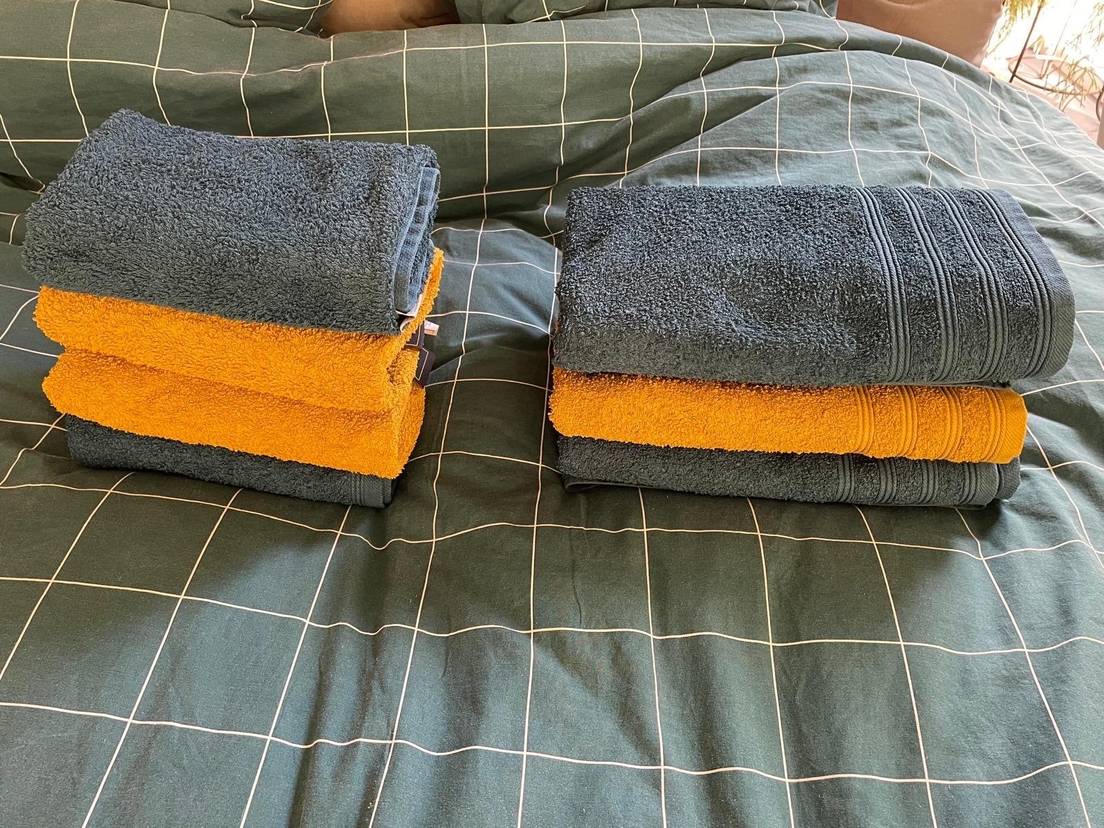7 Handdoeken: grote en middelgrote sets van Hotel Royal, Gebruikt, Meerkleurig, Overige merken, Handdoek