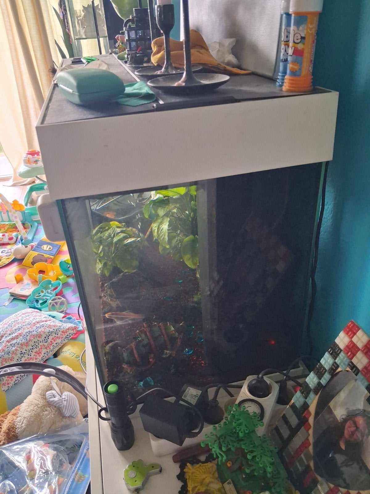 aquarium 125 liter, Ophalen, Gebruikt, Leeg aquarium