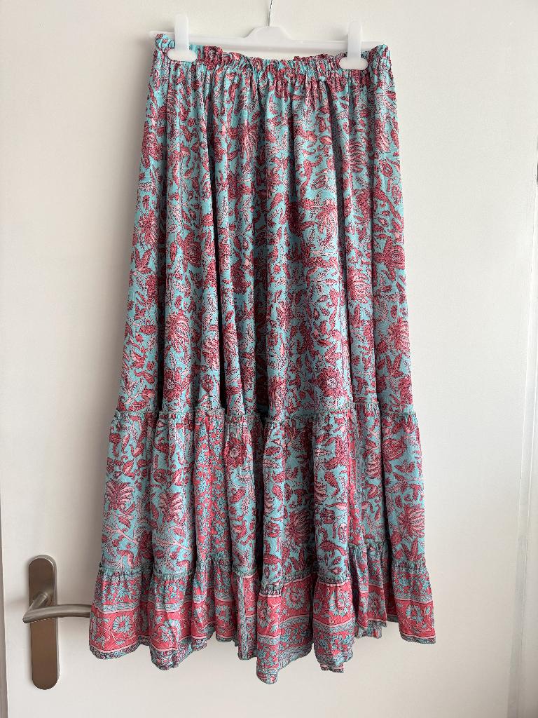 Gold and Silver rok - one size - blauw/ roze, Maat 38/40 (M), Blauw, Ophalen of Verzenden, Zo goed als nieuw