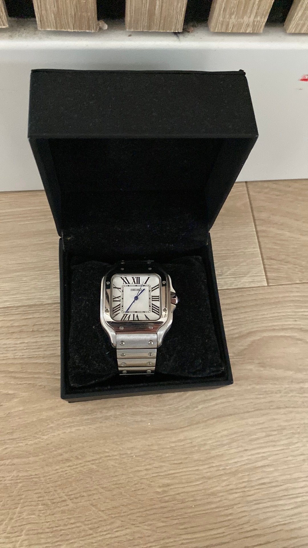 Horloge mod, Sieraden, Tassen en Uiterlijk, Horloges | Heren, Overige merken, Staal, Polshorloge, Ophalen of Verzenden