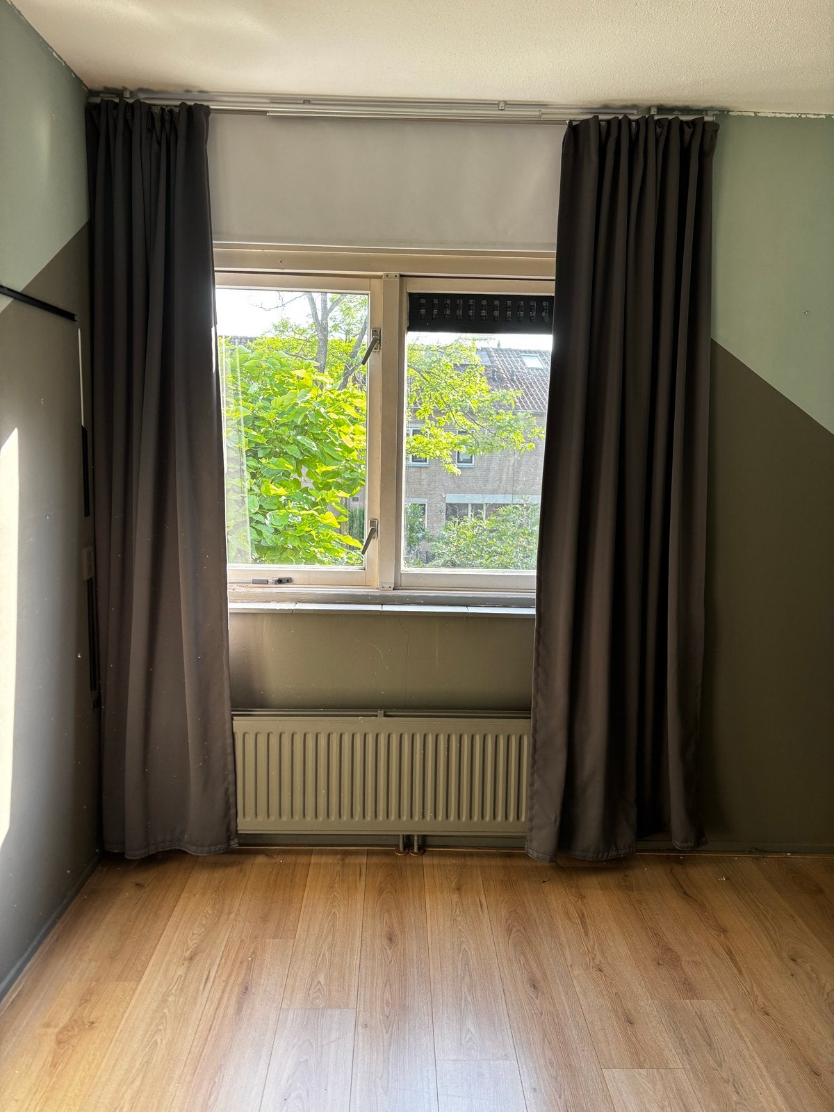 Deels verduisterende gordijnen grijs 245x140 cm (2 stuks), Huis en Inrichting, Stoffering | Gordijnen en Lamellen, Ophalen, Gebruikt