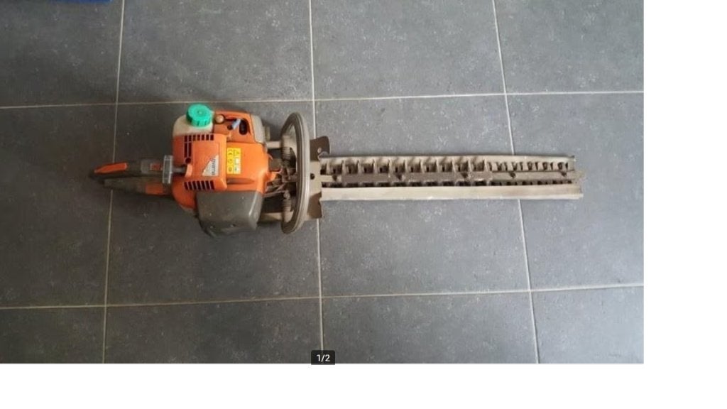 Heggenschaar Husqvarna met benzine motor, Ophalen, Gebruikt, Benzine, Husqvarna