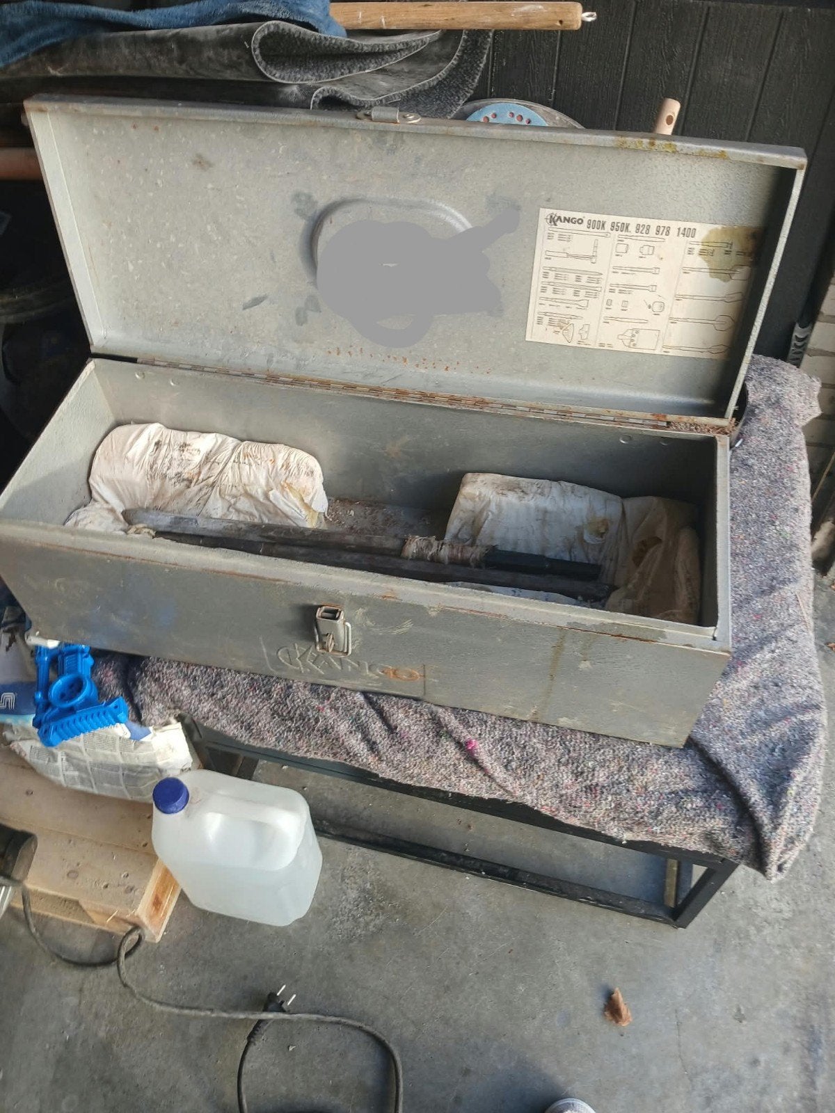 Kango 900K Boorhamer in metalen koffer, Ophalen, Gebruikt, 600 watt of meer, Boor- en/of Breekhamer
