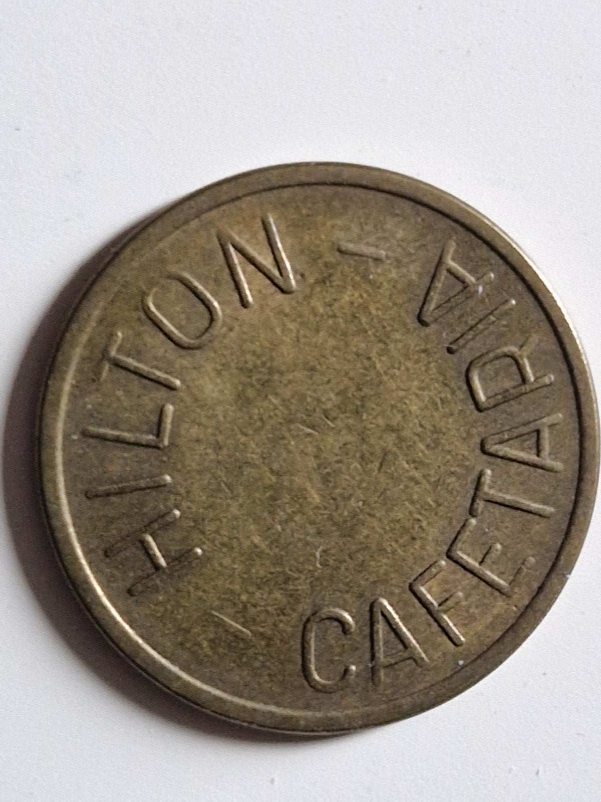 Penning muntje Hilton Cafetaria, Verzenden, Overige materialen, Nederland