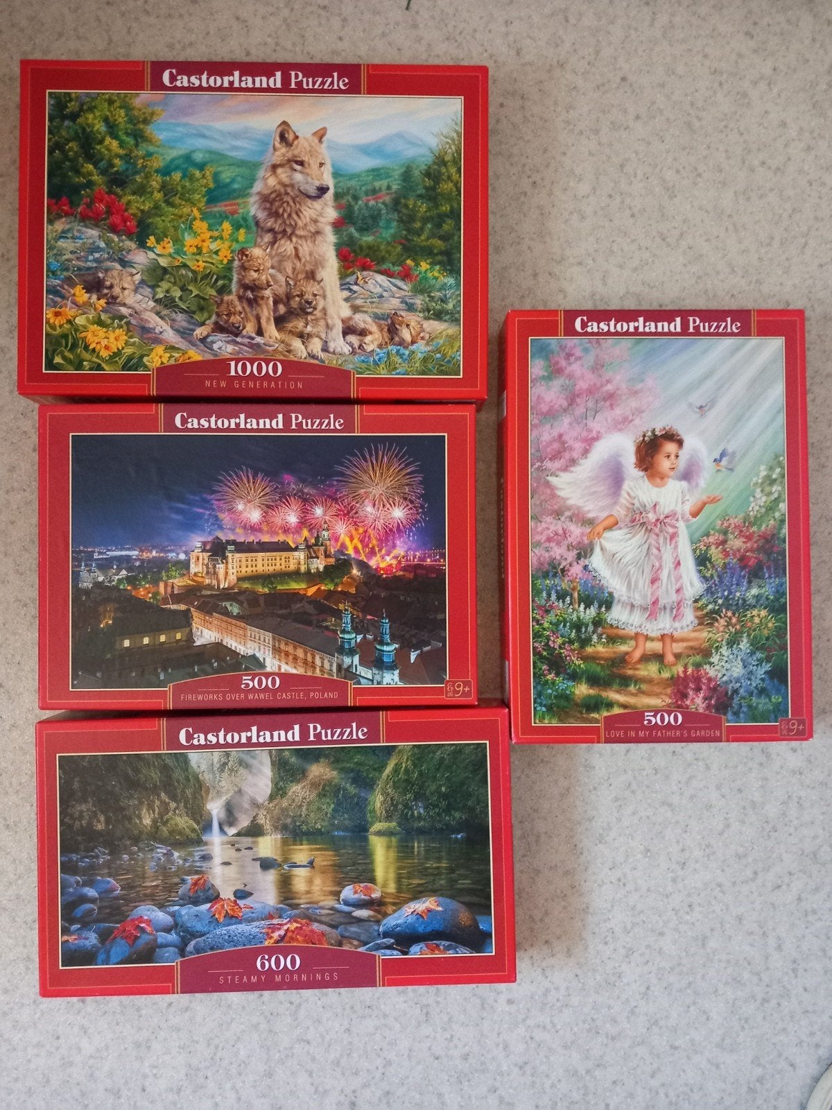 Mooie puzzels van Castorland (Nijmegen oost), Ophalen of Verzenden, 500 t/m 1500 stukjes, Zo goed als nieuw, Legpuzzel