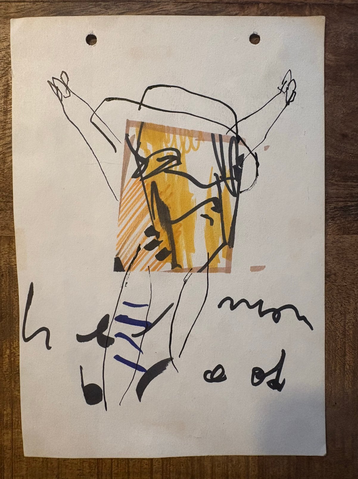 Herman Brood Tekening, Ophalen of Verzenden