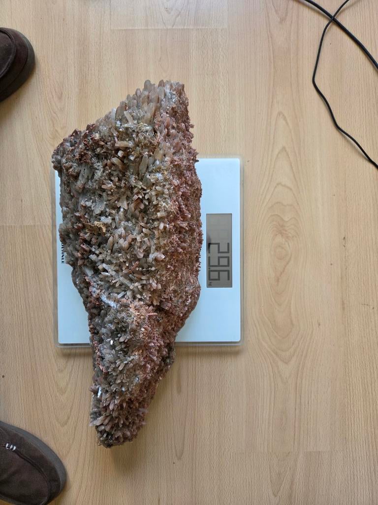 Grote kwarts cluster, Verzamelen, Ophalen