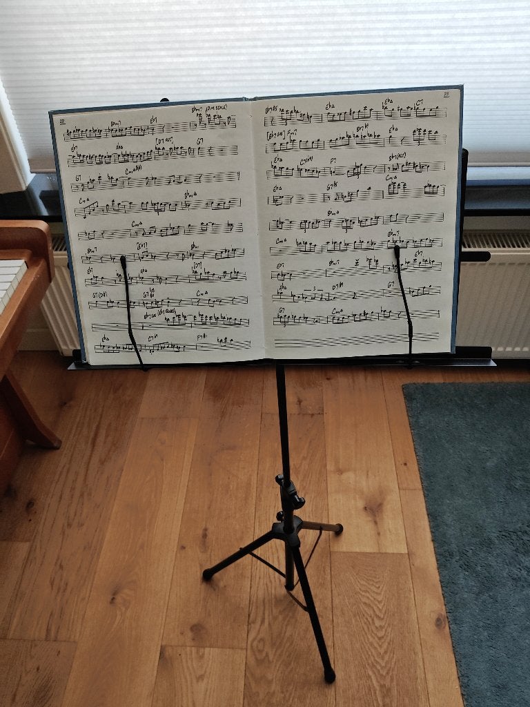 Lessenaar, Ophalen, Zo goed als nieuw, Muziekstandaard