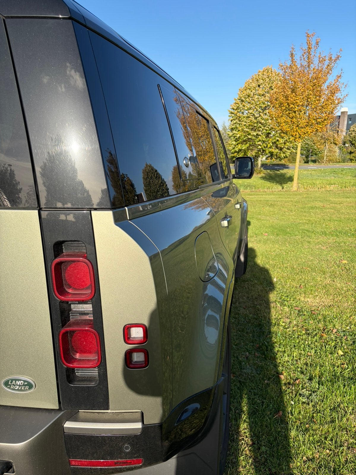 Land Rover Defender 110 P400e  X-Dynamic HSE Phev 2021, Auto's, Automaat, 4 cilinders, 138 €/maand, 3000 kg