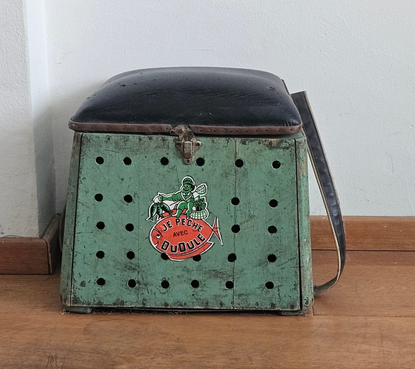 superleuke vintage viskoffer, Ophalen