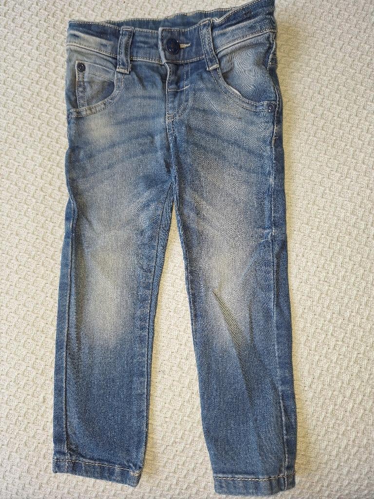 spijkerbroekje hema mt 92 izgs stretch, Kinderen en Baby's, Kinderkleding | Maat 92, Broek, Meisje, Ophalen of Verzenden, Zo goed als nieuw