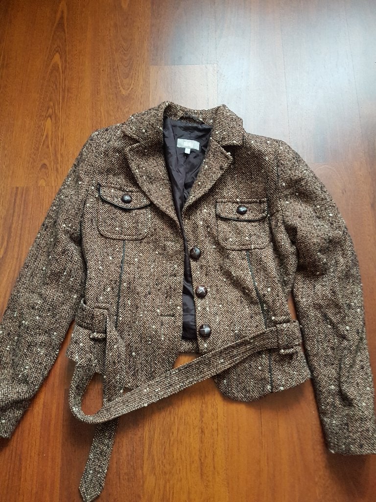 Bruin gemeleerd klassiek jasje maat 40 van WE, Kleding | Dames, Maat 38/40 (M), Bruin, WE, Ophalen of Verzenden