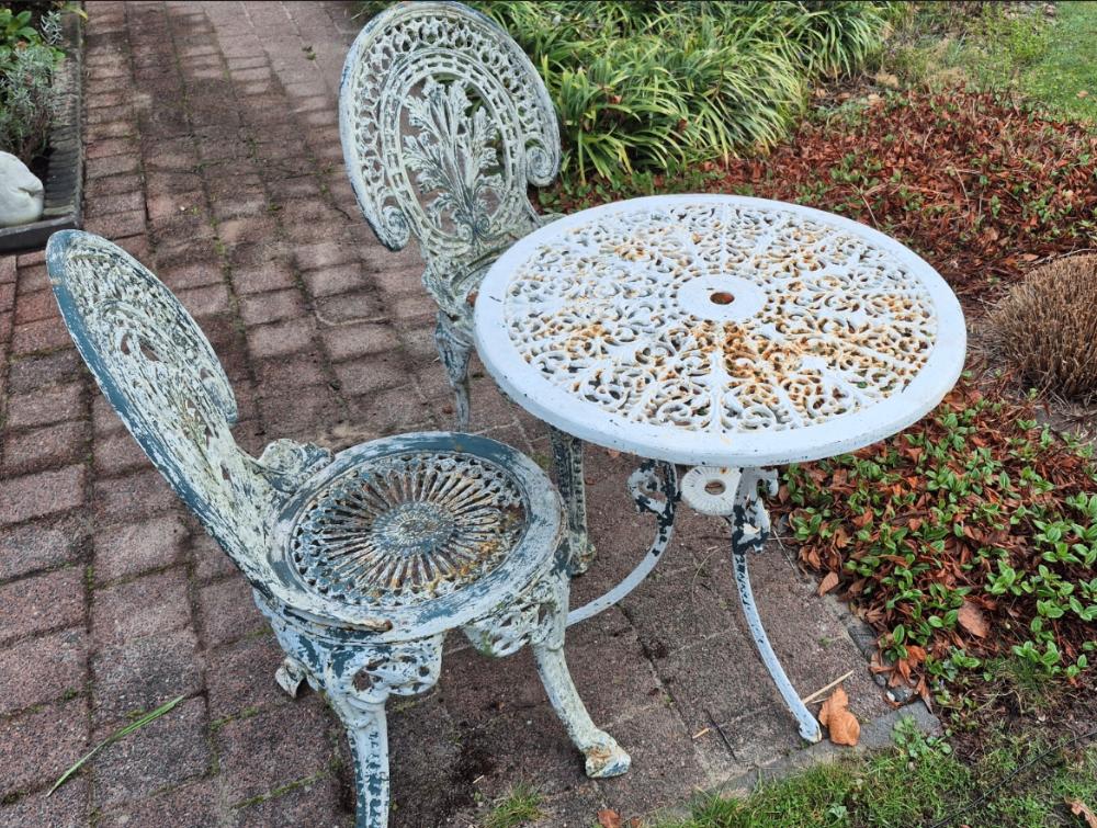 bistroset tuindeco, Overige materialen, Gebruikt, Bijzettafel, Tuinset