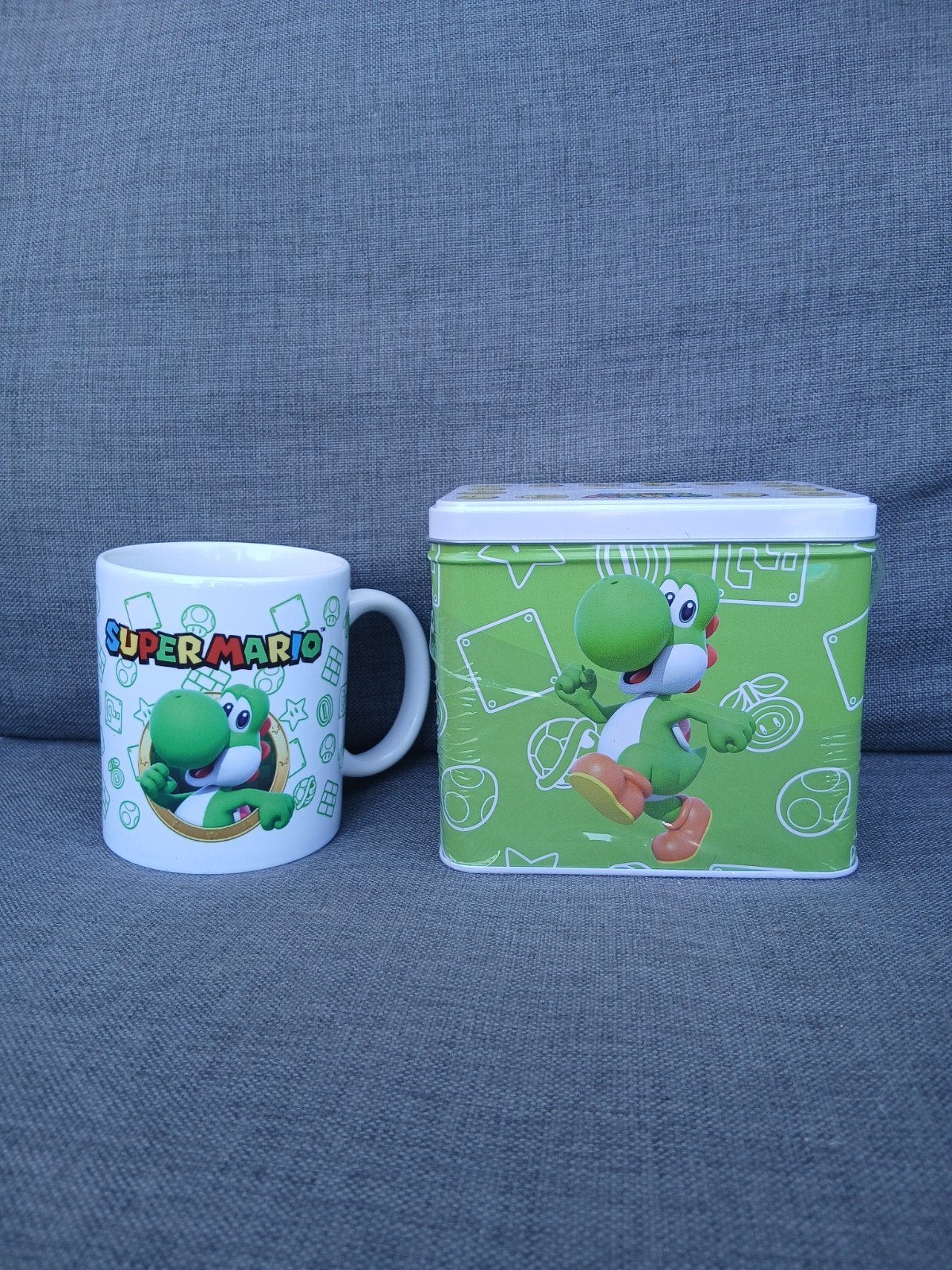 super mario Yoshi beker met spaarpot nieuw, Ophalen of Verzenden, Nieuw