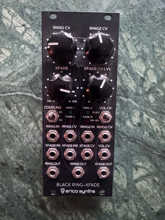 Erica Synths Black Ring-XFADE Eurorack Module, Ophalen of Verzenden, Zo goed als nieuw, Overige aantallen, Overige merken