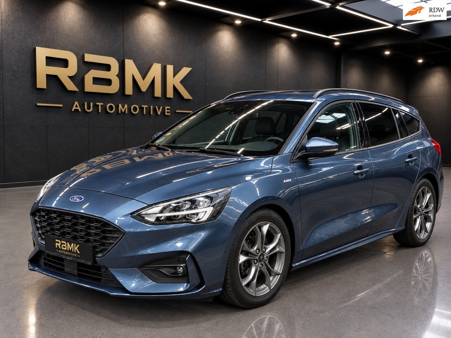 Ford Focus Wagon 1.5 EcoBoost ST Line Business, Auto's, 1345 kg, Stof, Zwart, 150 pk