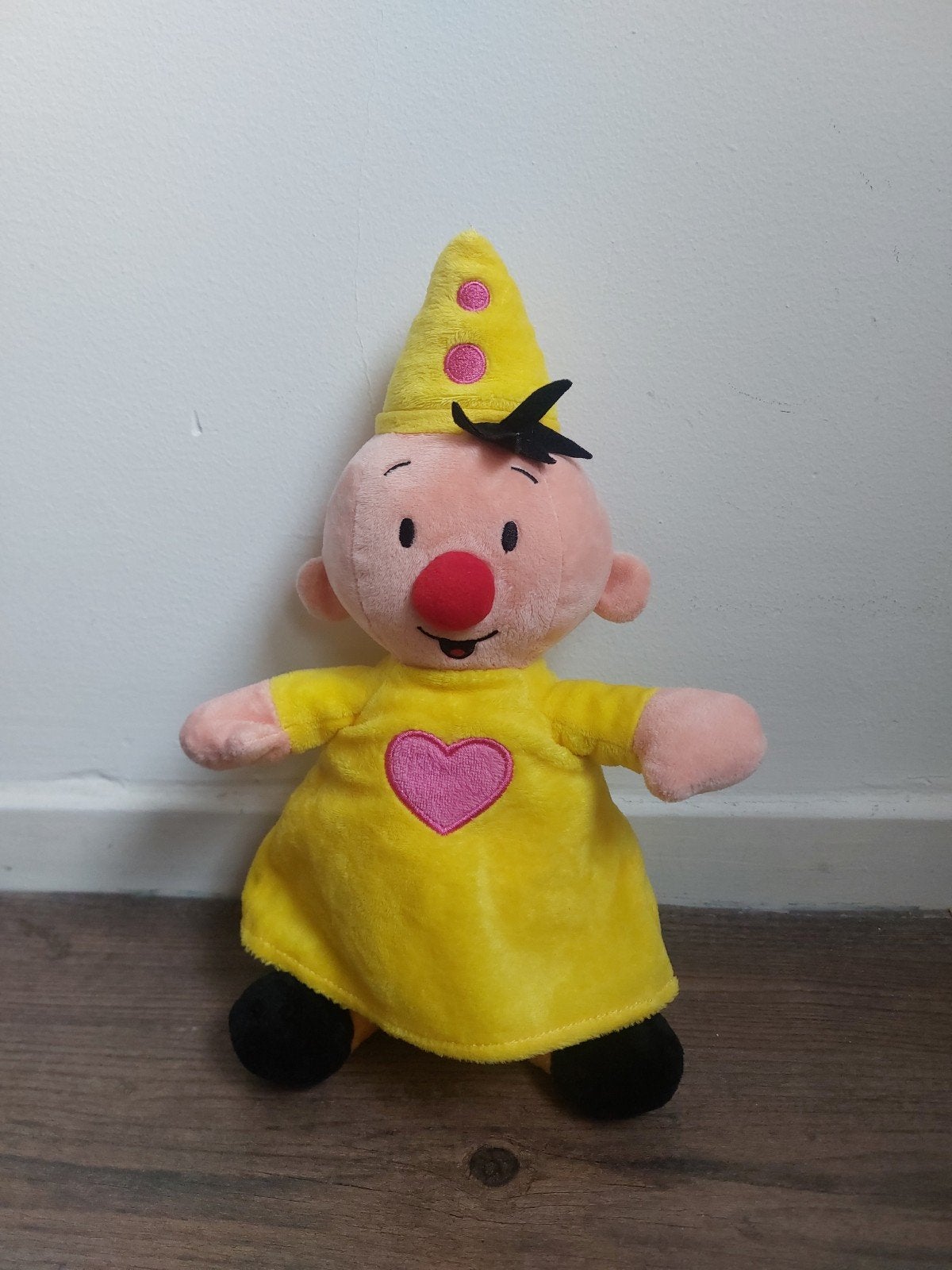Bumba knuffel geel 35cm, Ophalen of Verzenden, Zo goed als nieuw, Overige typen