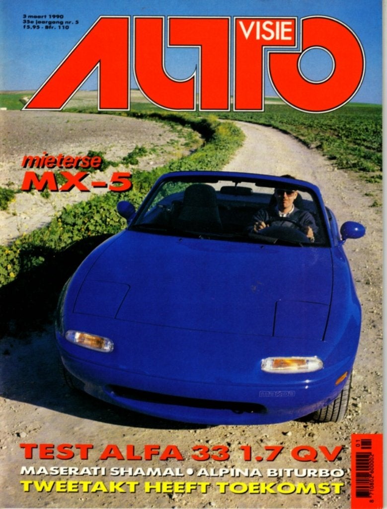 Autovisie test Alfa 33 1.7 16V QV Maart 1990, Ophalen of Verzenden, Nieuw, Alfa Romeo