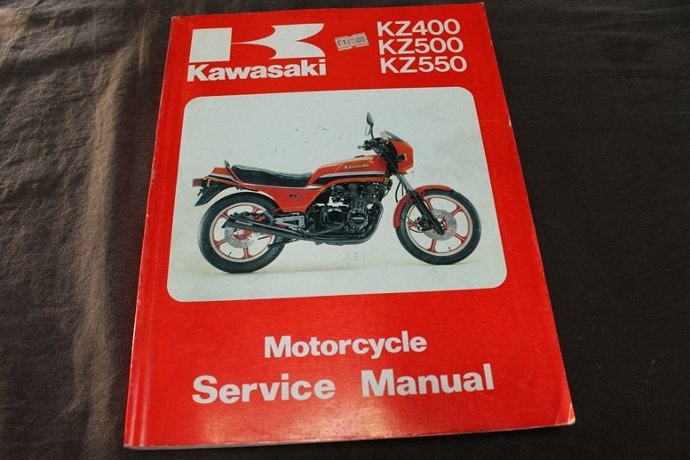 Kawasaki KZ400 KZ500 KZ550 1980 - 1983 service manual GPz, Motoren, Ophalen of Verzenden, Kawasaki