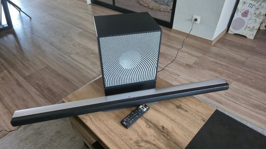 LG NB4530A 2.1 Soundbar Subwoofer + Afstandsbediening, Ophalen of Verzenden, Bluetooth, Zo goed als nieuw