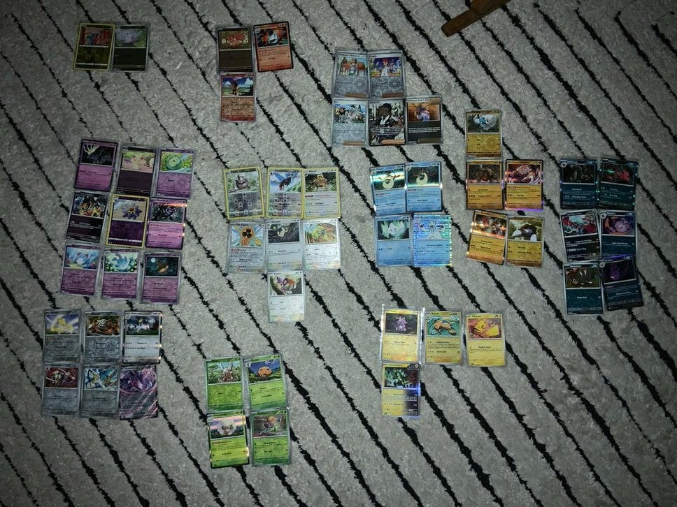 Grote collectie Pokémon kaarten - Diverse zeldzaamheden, Ophalen of Verzenden, Gebruikt, Meerdere kaarten, Foil