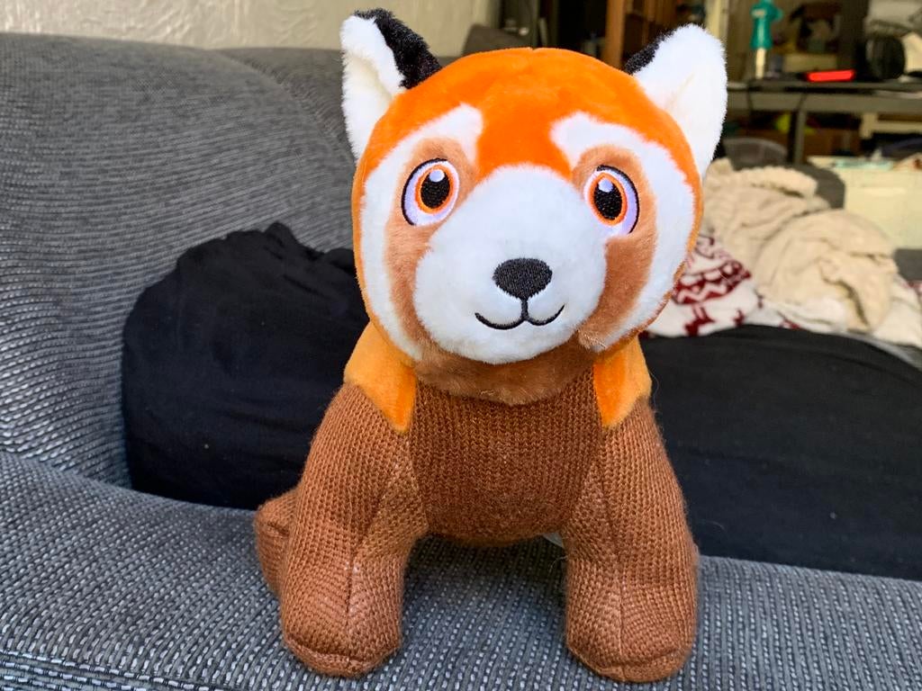 Pluche rode panda, Ophalen of Verzenden, Zo goed als nieuw, Overige typen