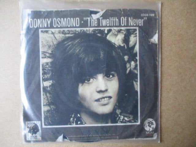 s3770 donny osmond - the twelfth of never, Ophalen, Gebruikt, Overige genres, 7 inch